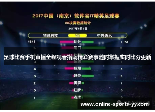 足球比赛手机直播全程观看指南精彩赛事随时掌握实时比分更新